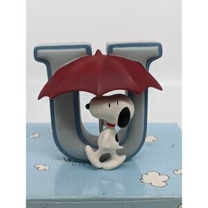 Peanuts Snoopy U for Umbrella Figurine by Westland